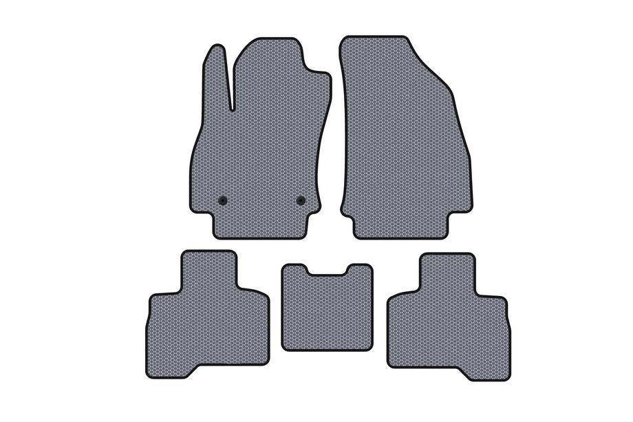 Fiat Fiorino/Qubo 2008-2024 Rubber Floor Mats Carsuit (For Qubo 2008-2016, Grey) Image