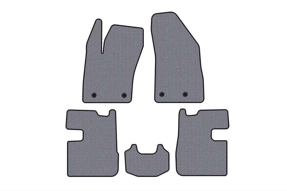 Fiat Tipo 2016- Rubber Floor Mats Carsuit (SD, Gray) Image