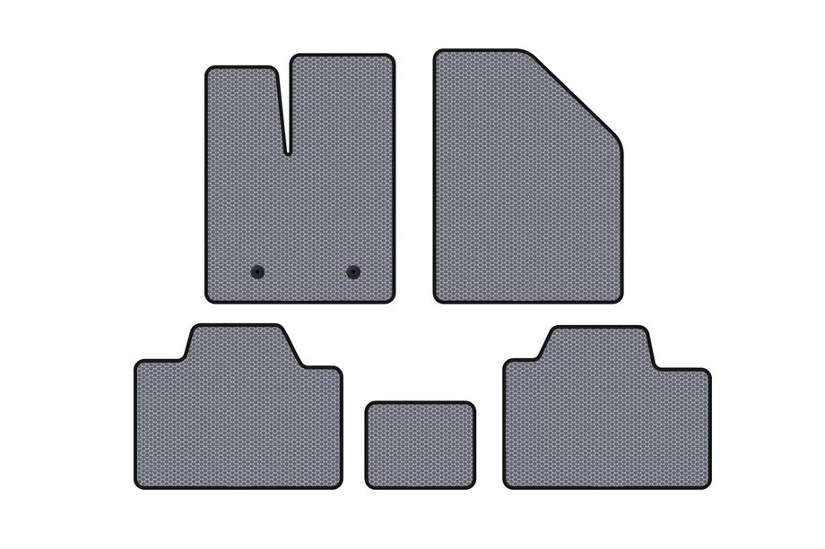 Ford Edge 2006-2014 Rubber Floor Mats Carsuit (Gray) Image
