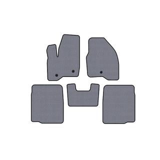 Rubber floor mats Carsuit (2 rows, 2011-2015, gray) photo 1