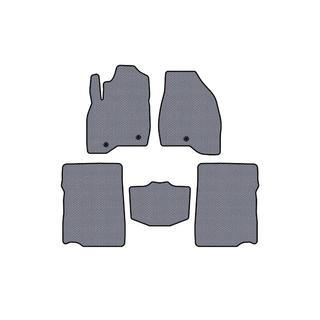 Rubber floor mats Carsuit (2017-2019, 2nd row, 7-seater, gray) photo 1