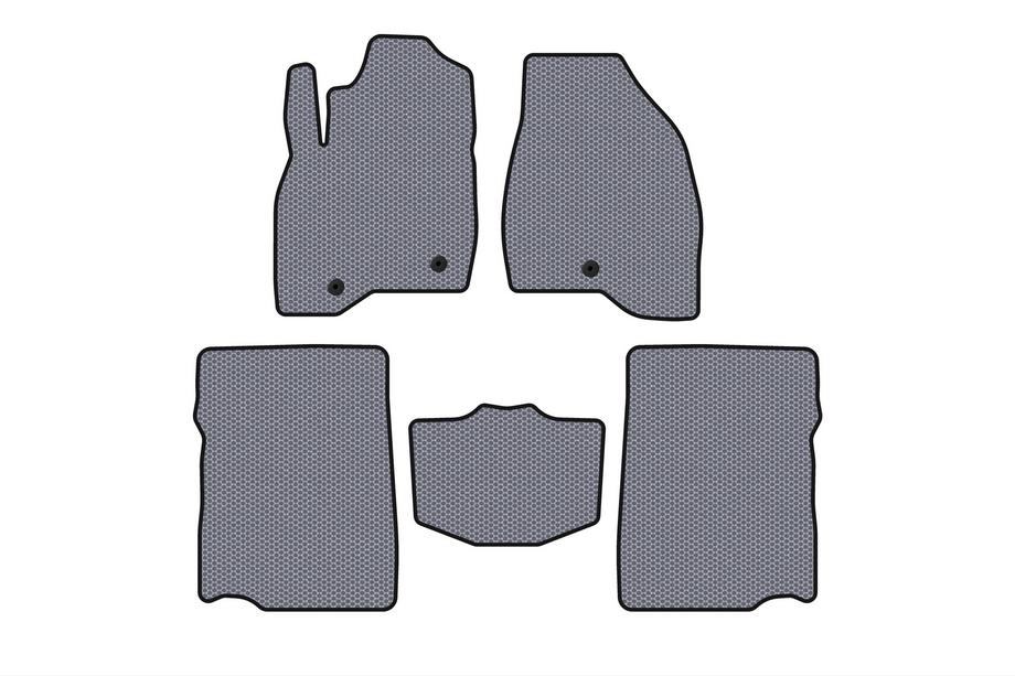 Ford Explorer 2011-2019 Rubber floor mats Carsuit (2017-2019, 2nd row, 7-seater, gray) Image