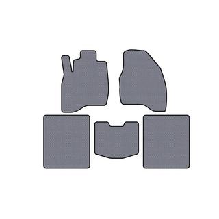 Rubber floor mats Carsuit (2015-2019, 5-seater, gray) photo 1