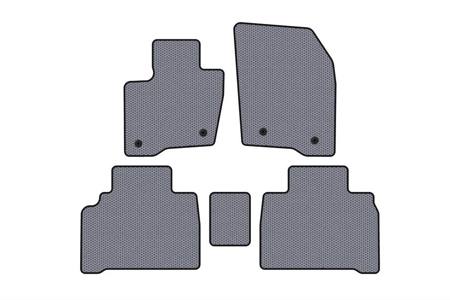 Ford Galaxy 2015- Rubber Floor Mats Carsuit (HB, Grey) Image