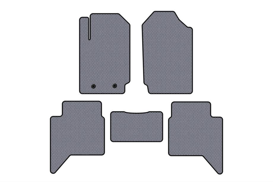 Ford Ranger 2011–2022 Rubber Floor Mats Carsuit (Gray) Image