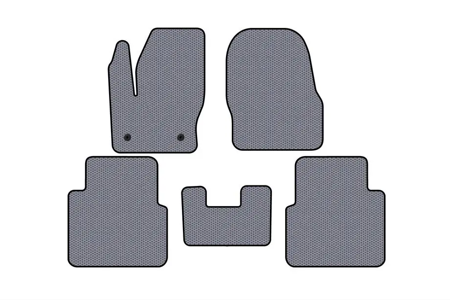 Ford Connect 2014-2021 Rubber Floor Mats Carsuit (Gray) Image