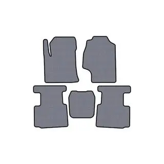 Rubber Floor Mats Carsuit (Gray)