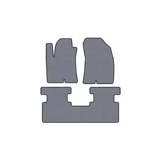 Rubber Floor Mats Carsuit (2WD, Grey)