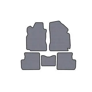 Rubber Floor Mats Carsuit (Gray)
