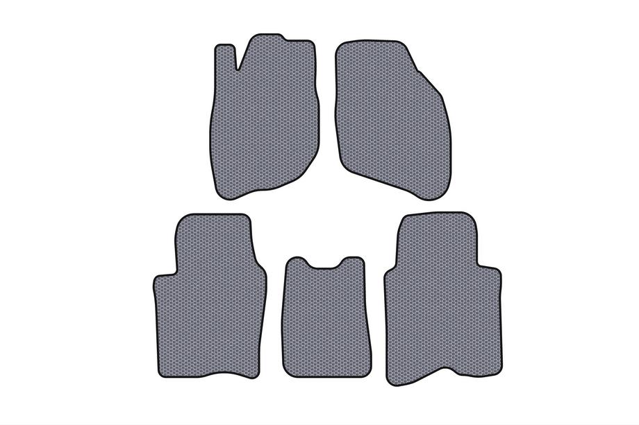 Honda City 2002-2008 Rubber Floor Mats Carsuit (SD, Gray) Image