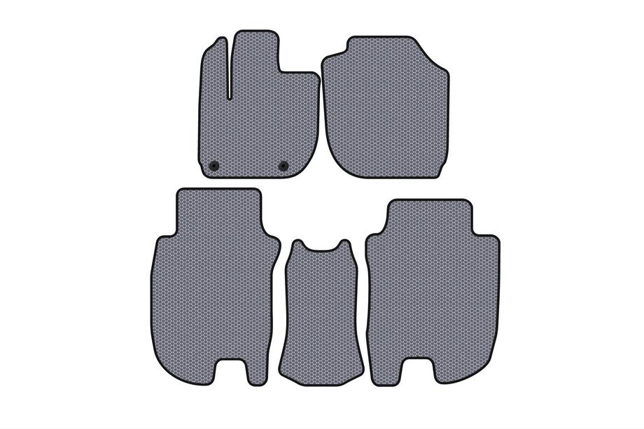 Honda HR-V 2014-2021 Rubber Floor Mats Carsuit (Gray) Image