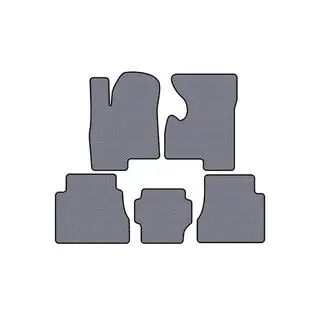 Rubber Floor Mats Carsuit (Gray) Hummer H2 2002-2009 photo 1