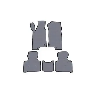 Rubber Floor Mats Carsuit (Gray) Hummer H3 2005-2010 photo 1