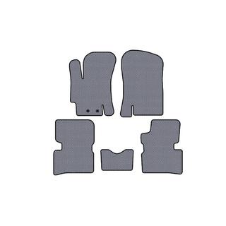 Rubber Floor Mats Carsuit (SD, Gray) Hyundai Accent 2006-2010 photo 1