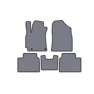 Rubber Floor Mats Carsuit (SD, Gray) photo 1