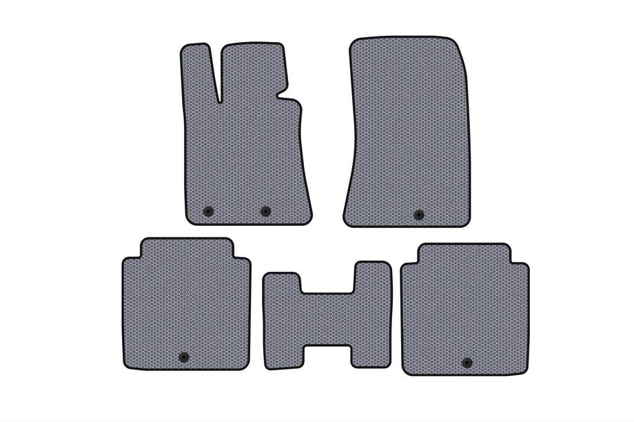 Hyundai Equus 2009-2016 Rubber Floor Mats Carsuit (Gray) Image