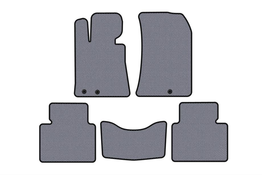 Hyundai Genesis BH 2008-2013 Rubber Floor Mats Carsuit (Gray) Image