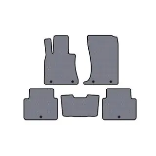 Rubber Floor Mats Carsuit (SD, Gray)