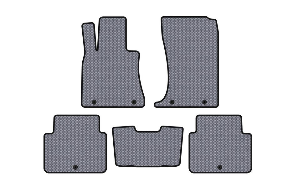 Hyundai Genesis DH 2013-2016 Rubber Floor Mats Carsuit (SD, Gray) Image