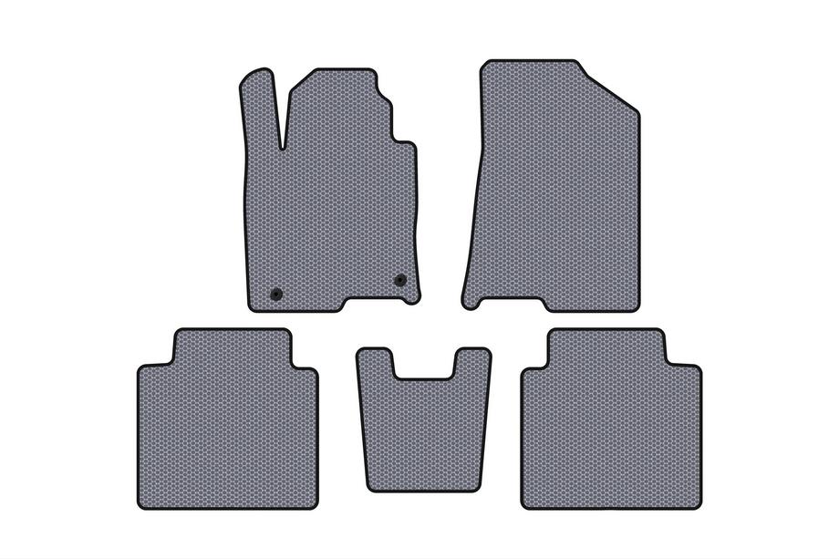 Hyundai Grandeur 2017- Rubber Floor Mats Carsuit (SD, Gray) Photo 1