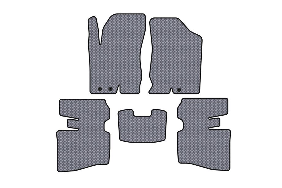 Hyundai I-30 2007-2011 Rubber Floor Mats Carsuit (SW, Grey) Image