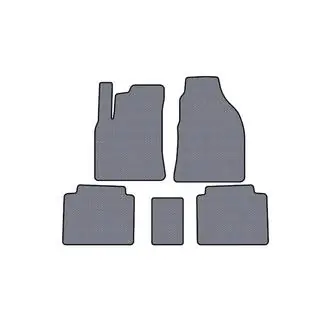 Rubber Floor Mats Carsuit (Gray)