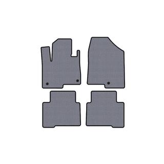 Rubber Floor Mats Carsuit (2 Rows, for Grand, Gray) Hyundai Santa Fe 4 2018-2023 photo 1