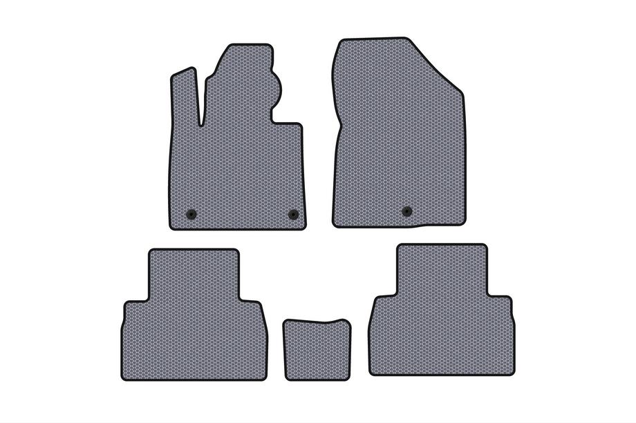 Hyundai Santa Fe 4 2018-2023 Rubber floor mats Carsuit (2018-2020, gray) Image