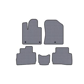 Rubber Floor Mats Carsuit (2020-2023, Gray) Hyundai Santa Fe 4 2018-2023 photo 1