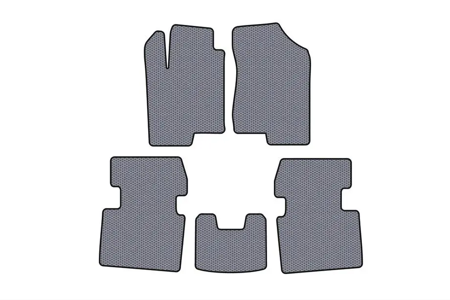 Hyundai Sonata NF 2004-2009 Rubber Floor Mats Carsuit (Gray) Image
