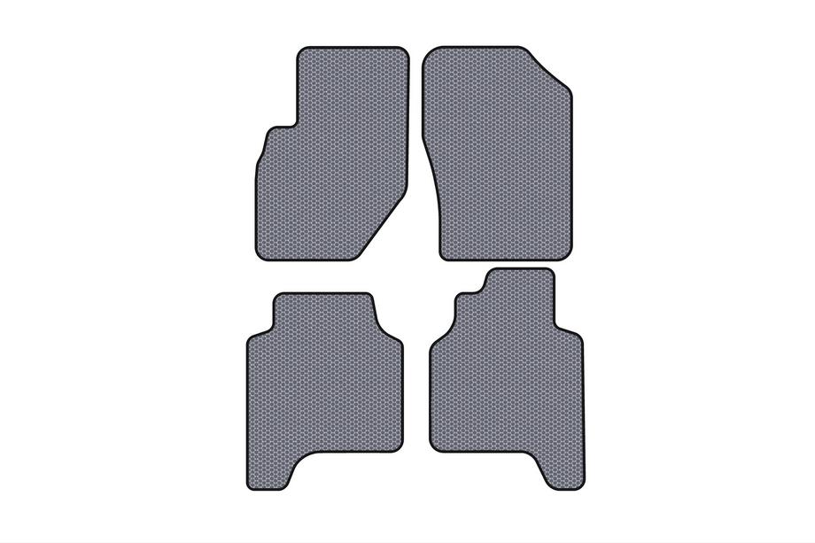 Hyundai Terracan 2001-2007 Rubber Floor Mats Carsuit (Gray) Image