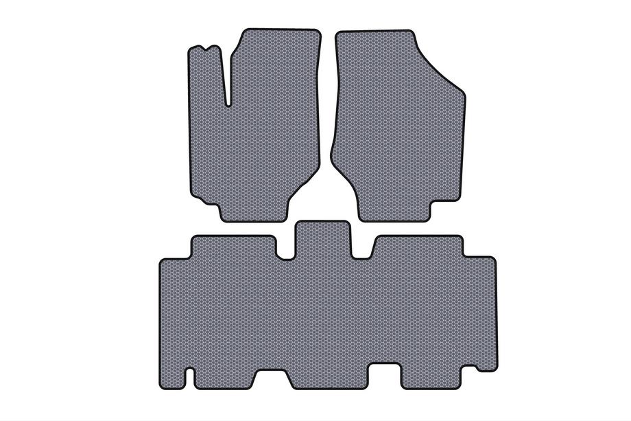 Hyundai Trajet 2000-2007 Rubber Floor Mats Carsuit (Gray) Image