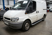 Ford Transit 2000–2014 Side Steps Tayga Grey (2 pcs, Aluminum) photo 1
