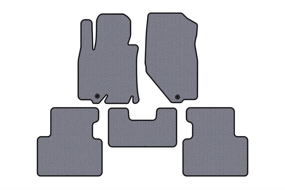 Infiniti QX50 2013-2017 Rubber Floor Mats Carsuit (Gray) Image