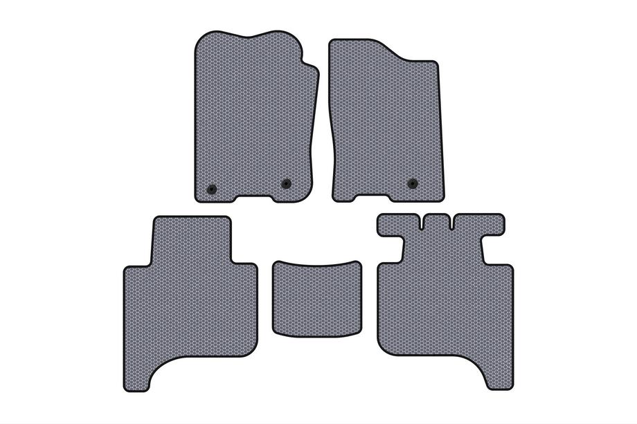 Infiniti QX56 2004-2010 Rubber floor mats Carsuit (2 rows, 2004-2008, gray) Image