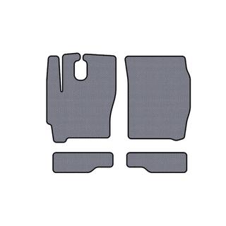 Rubber Floor Mats Carsuit (Gray) Iveco Eurocargo 2002-2008 photo 1