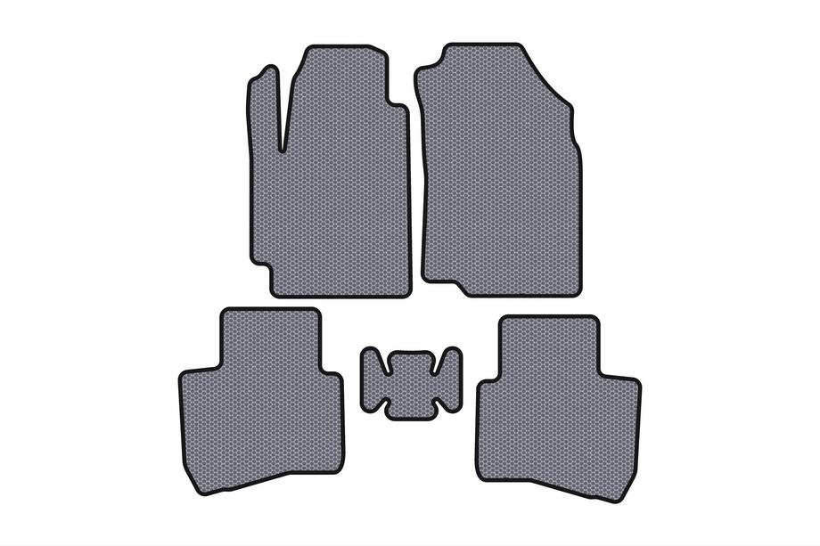 JAC S2 2014-2020 Rubber Floor Mats Carsuit (Gray) Image