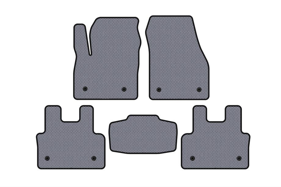 Jaguar E-Pace 2017-2024 Rubber Floor Mats Carsuit (Gray) Image