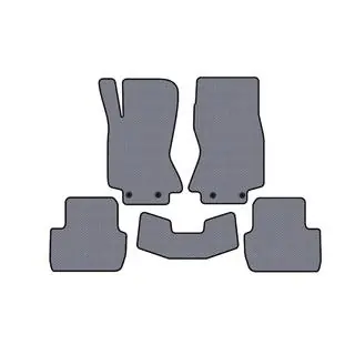 Rubber Floor Mats Carsuit (Gray)