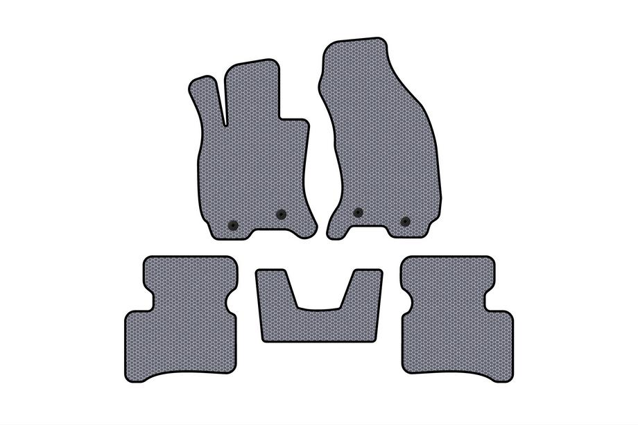 Jaguar X-Type 2001-2009 Rubber floor mats Carsuit (SD, Floor-mounted accelerator pedal, gray) Photo 1