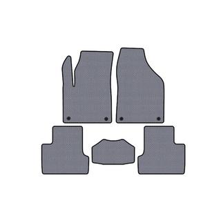 Rubber floor mats Carsuit (2018+, gray) Jeep Cherokee KL 2013- photo 1
