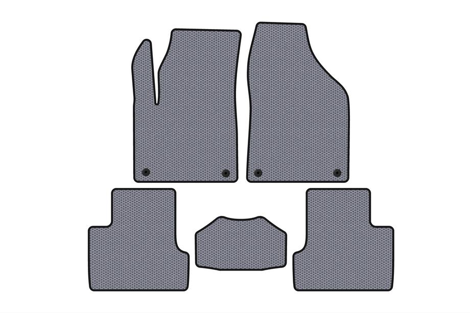 Jeep Cherokee KL 2013- Rubber floor mats Carsuit (2018+, gray) Image