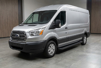 Ford Transit 2014- Side Steps Allmond Black (2 pcs, Aluminum) photo 1