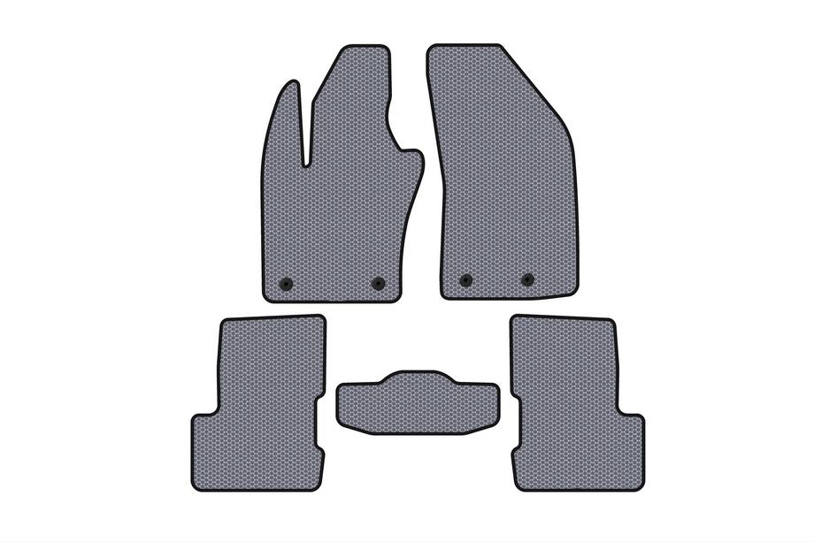 Jeep Renegade 2014- Rubber Floor Mats Carsuit V-2 (Gray) Image