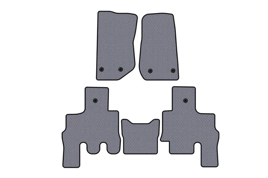 Jeep Wrangler 2007-2017 Rubber Floor Mats Carsuit (Gray) Image