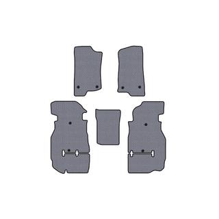 Rubber floor mats Carsuit (Rubicon Unlimited/5-door, gray) Jeep Wrangler 2018- photo 1