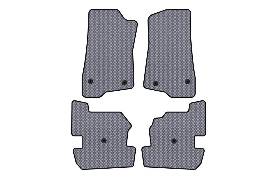 Jeep Wrangler 2018- Rubber Floor Mats Carsuit (Gray) Image
