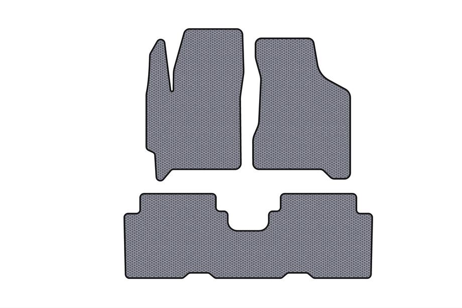 Kia Carens 1999-2012 Rubber Floor Mats Carsuit (Gray) Image