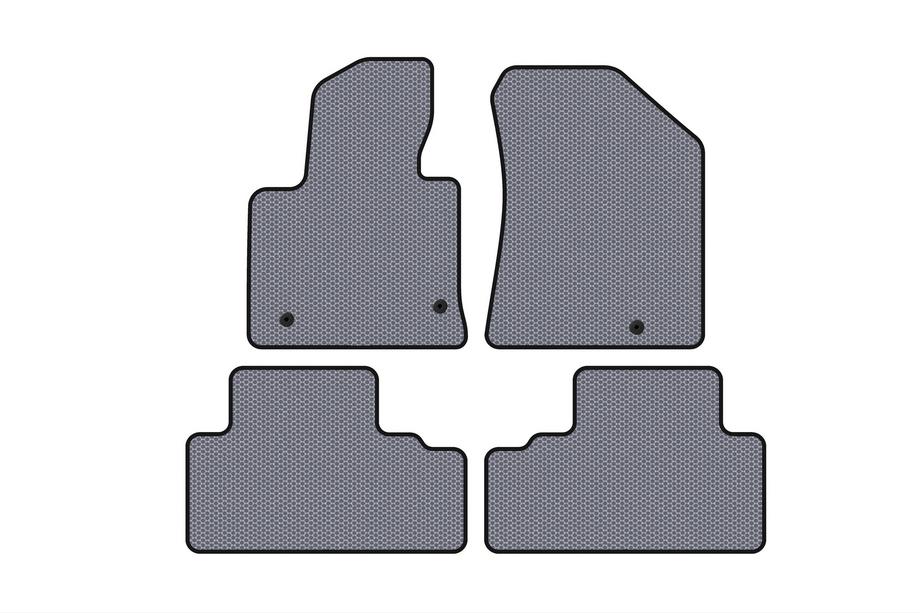 Kia Carens 2012- Rubber Floor Mats Carsuit (Gray) Photo 1