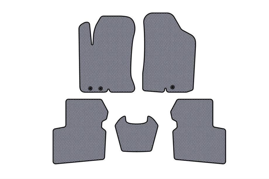 Kia Cerato 2 2010-2013 Rubber Floor Mats Carsuit (SD, Gray) Image